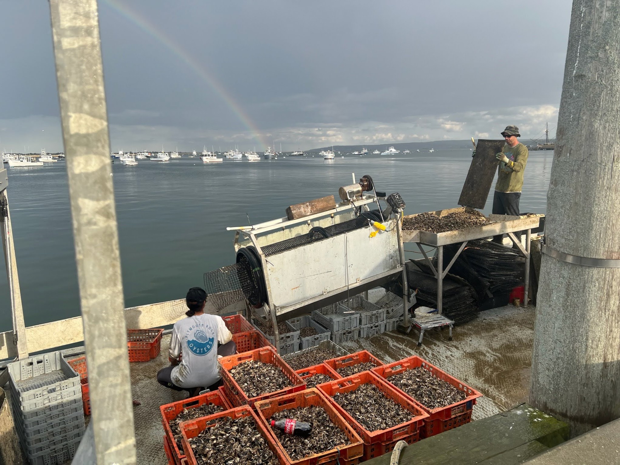 a boat sitting next to a body of water