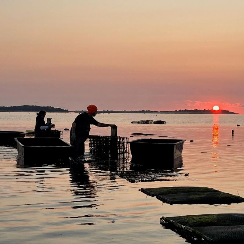 a man standing next to a body of water